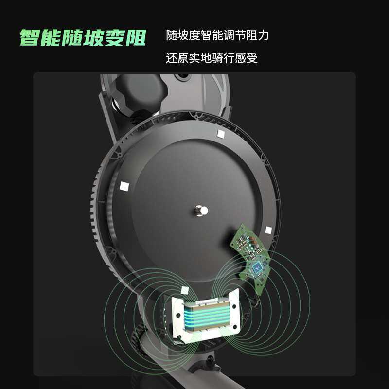 黑鸟直驱式智能骑行台S1功率训练台室内实景静音变阻山地车