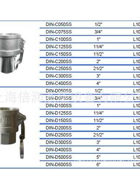 供应 快速接头camlok groove母头软管接头