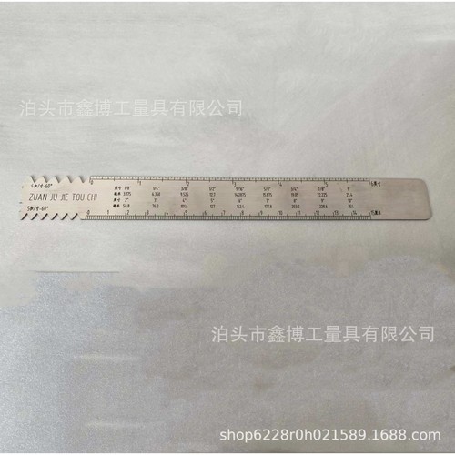 不锈钢钻具接头尺检测NC/REG/IF/FH扣型石油钻具量规15厘米6英寸