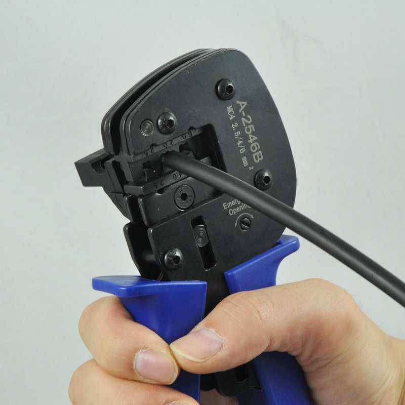 A-2546B太阳能光伏压线钳MC4/MC3光伏连接器端子压线钳压接钳