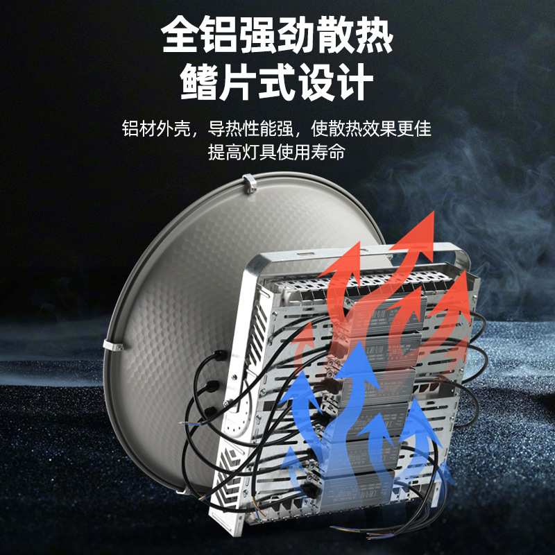 亚标照明户外塔吊灯1000W2000瓦建筑之星工地照明户外防水探照投