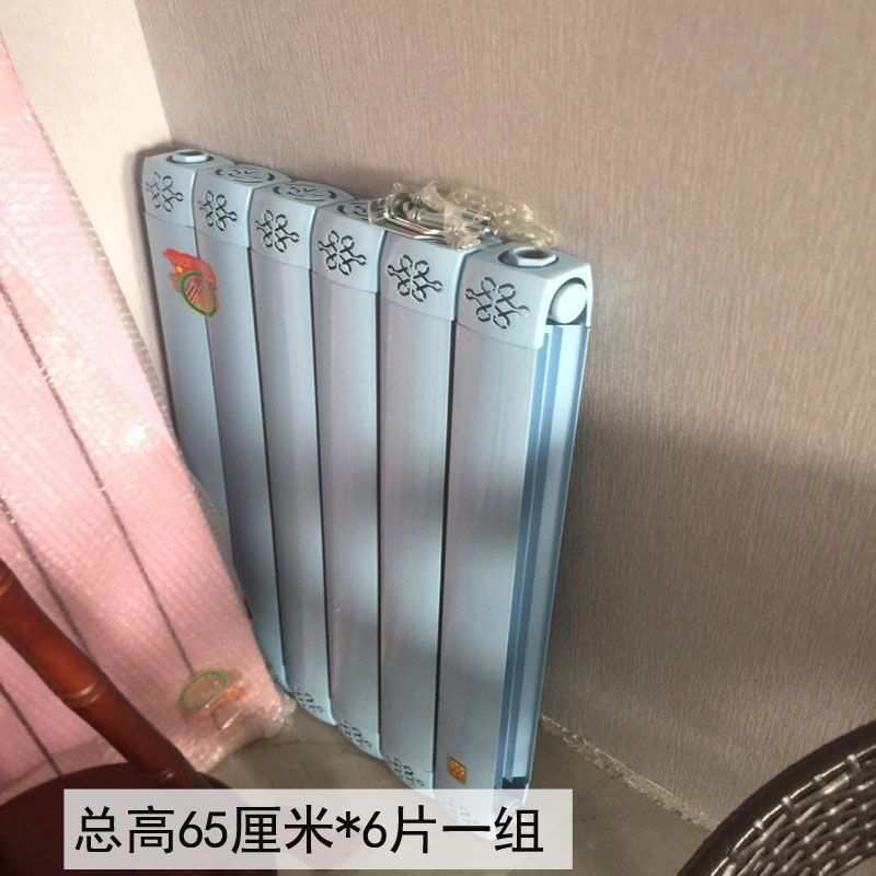 铜铝复合暖气片家用水暖散热片壁挂式8080集中供暖紫铜管取暖器