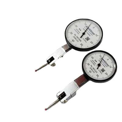 防震6钻宝石轴承杠杆百分表头子0-0.8高精度0.01校表找平分中
