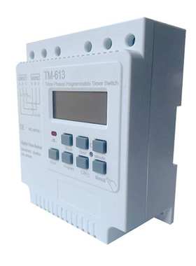 厂家外贸三相三线380V时控开关英文版KG317、TM613大功率定时开关