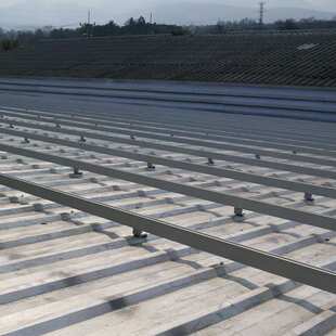 彩钢瓦支架 L脚固定光伏面板支架厂家直供 铝合金太阳能支架套件