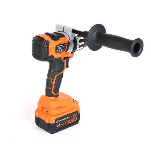 钢盾SHEFFIELD S700103 20V双速无刷锂电钻大功率手电钻冲击钻