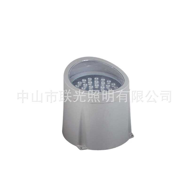 立体式LED明装地埋灯户外防水遮光射树灯圆形照树灯COB埋地灯
