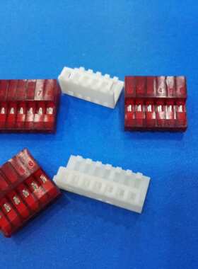 2.54-2P,3P,4P红色刺破式 D2541胶壳端子连接器3-640440-2-3-4