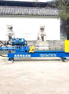 25吨80行程 中型电动劈木机 移动液压劈柴机220V 果木劈材器