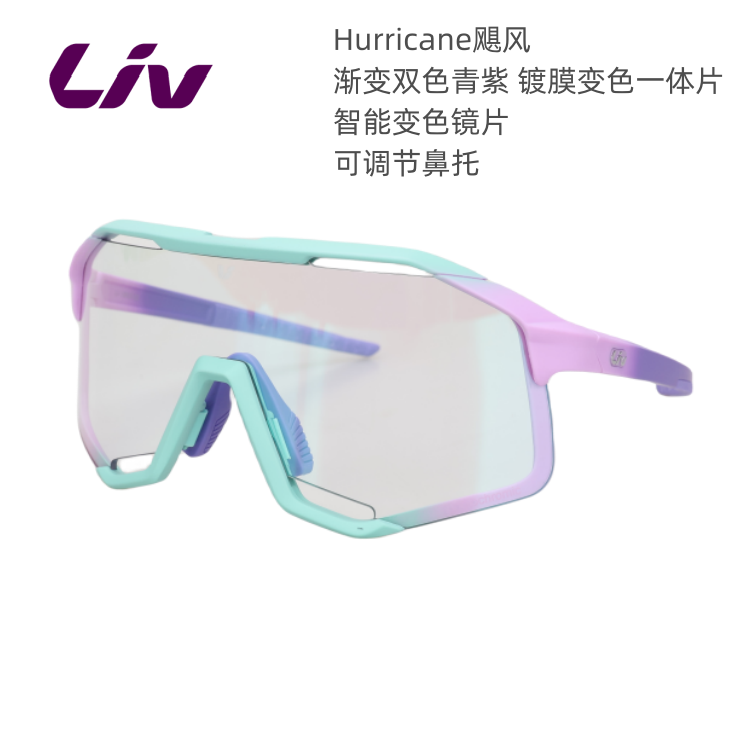 捷安特Liv户外骑行眼镜防风防紫外线遮阳眼镜女山地公路变色眼镜
