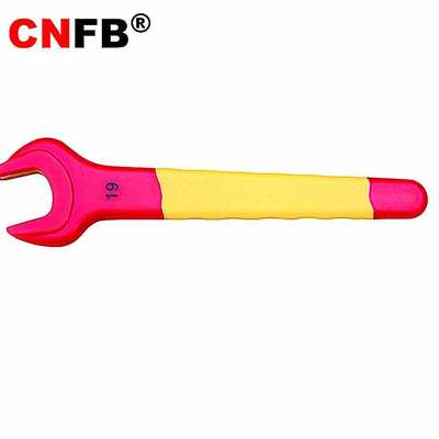 （桥防）天津桥防CNFB防爆绝缘注塑浸塑单头呆扳手T86401/T86401A