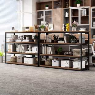 打印机置物架落地多层书架铁艺收纳架子简易展示柜办公室置物柜子