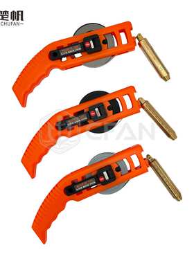 650866黑铁量油尺公英制量深测深尺卷尺船用柴油油罐30重型