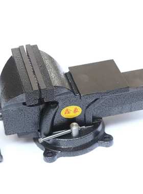 活动带砧360度旋转铸钢底座台虎钳 桌虎钳bench-vice 轻型台虎钳