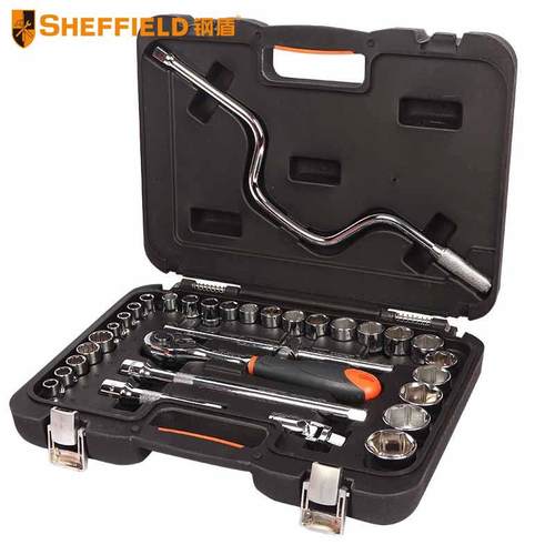 钢盾S01003232件套12.5mm系列公制组套综合性工具机修汽修工具