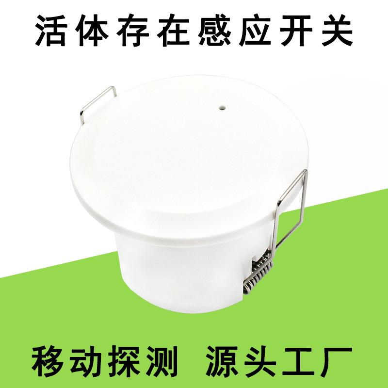 AC220V 人体存在呼吸感应开关卧室客厅灯具可调延时红外感应开关