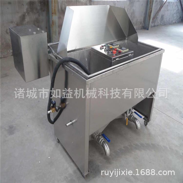 自动控温蚂蚱油炸机 香辣蚂蚱油炸设备厂家 全自动油炸锅诸城如益
