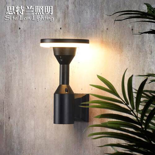 户外LED防水外墙灯花园别墅室外门柱外墙壁灯现代酒店LED庭院壁灯