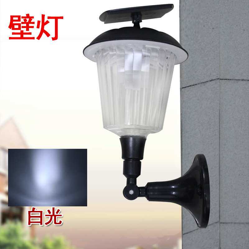户外太阳能景观庭院壁灯公园别墅超高草坪灯防水地灯围墙走廊灯饰