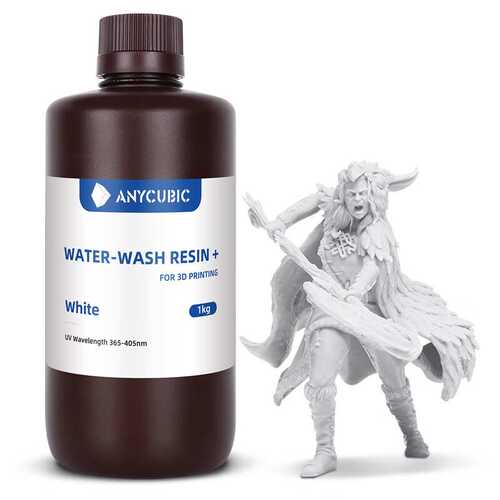 ANYCU 纵维  水洗树脂+光固化LCD打印机光敏树脂耗材材料100