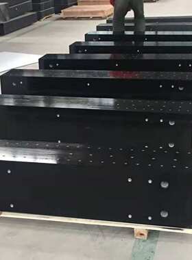 花岗石机械构件工作台高精度大理石检测平台开槽镶套打孔构件厂家