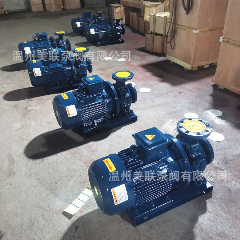 ISW100-315卧式管道泵 冷热水管道离心泵 增压循环泵