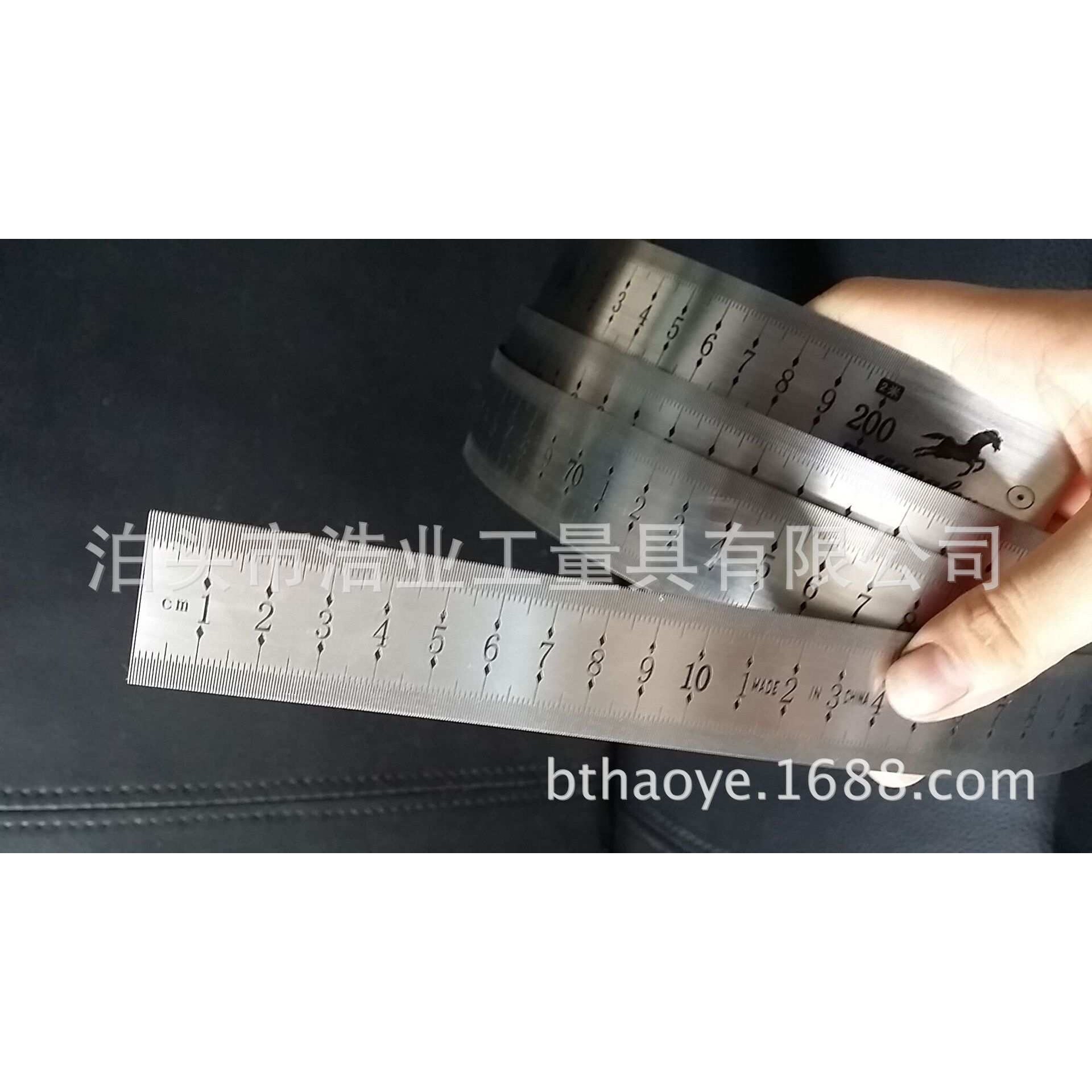软钢直尺 柔性不锈钢板刻度尺 弹簧钢 柔性好1 1.5 2 3 米