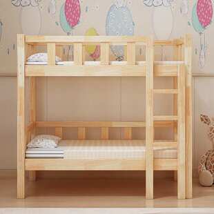 幼儿园上下铺午睡床小学生高低床托管班午休床小饭桌用橡木双层床