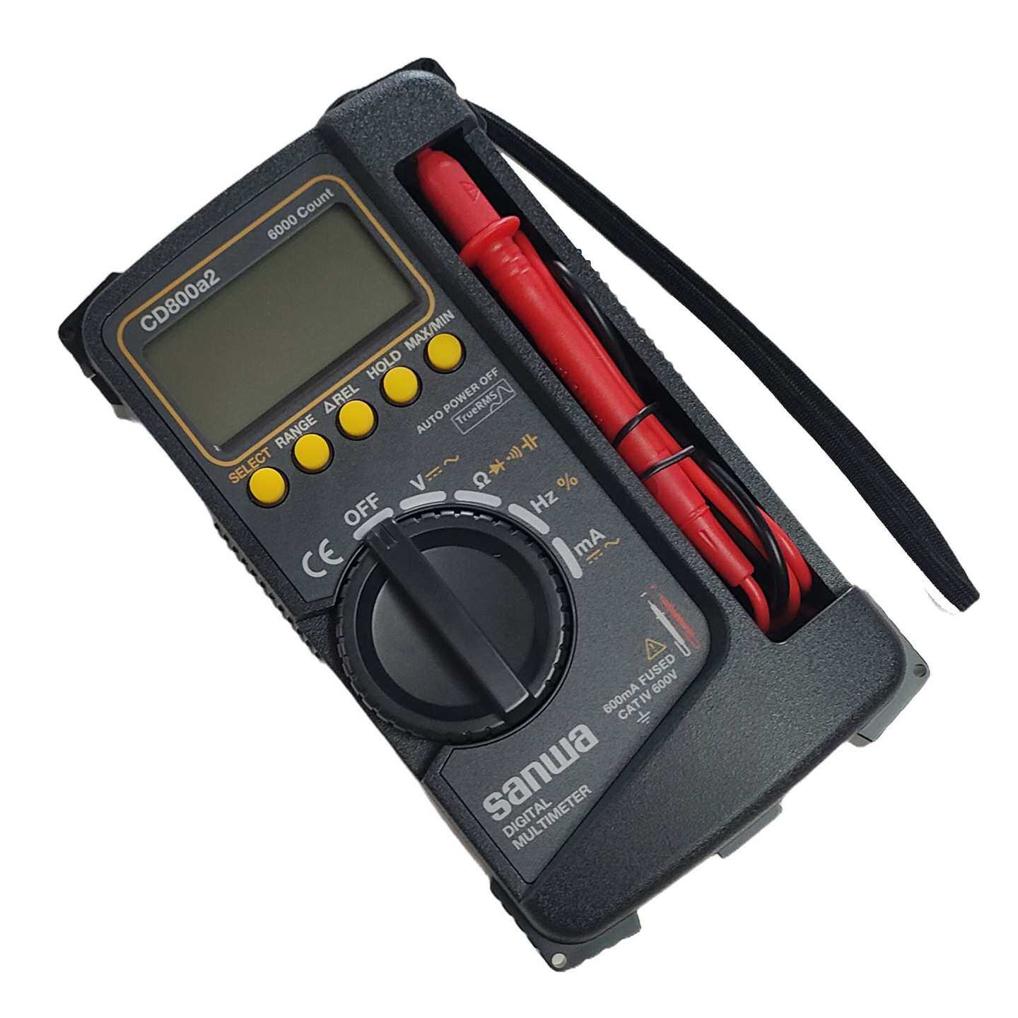 sanwa三和CD800A2/A3真有效值机壳一体数字万用表防摔电工多用表