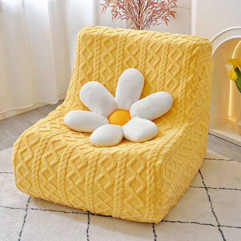 四季款万能全包提花绒毛毛虫沙发套一体罩笠式懒人卧室居家