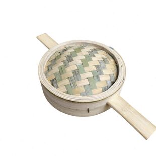 竹制蒸屉笼屉盖子篦子竹子包子蒸架盖子商用蒸笼加厚蒸格小笼包