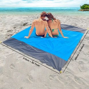 沙滩巾户外防水防沙野餐垫便携露营防潮垫新款轻薄折叠海边沙滩垫