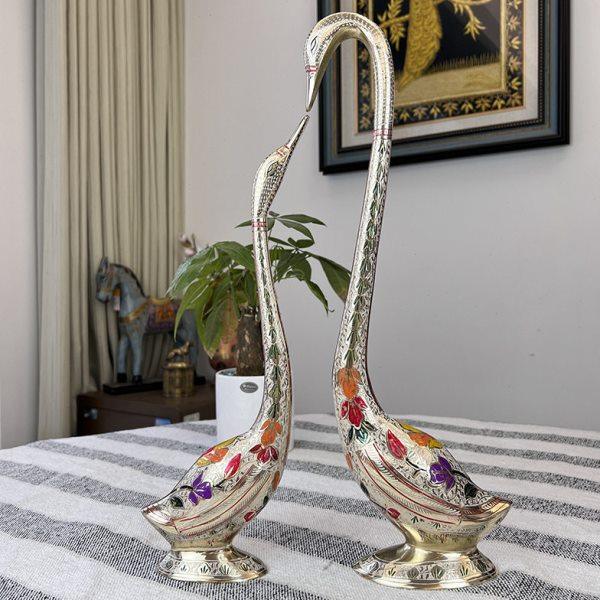 创意铜制工艺品 情侣天鹅创意摆件家居客厅轻奢风桌面装饰品,饰品/流行首饰/时尚饰品新,摆件,淘宝优惠券,粉丝福利购,淘宝优惠卷