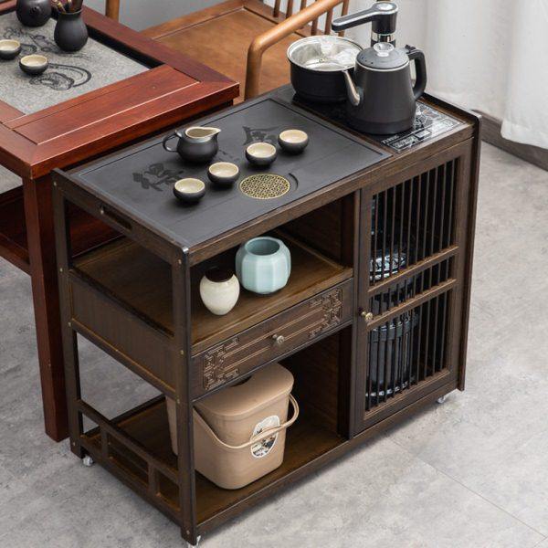茶车家用茶水架茶台泡茶烧水壶一体家用阳台茶几现公移动茶桌,商业/办公家具,茶台/茶桌,淘宝优惠券,粉丝福利购,淘宝优惠卷