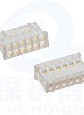 PHD2.0间距连接器 2.0mm间距双排线束胶壳 端子4~40P接口白色公壳