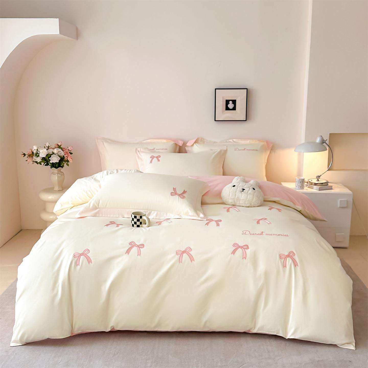 2025新款克莉丝全棉满绣系列四件套-B风格