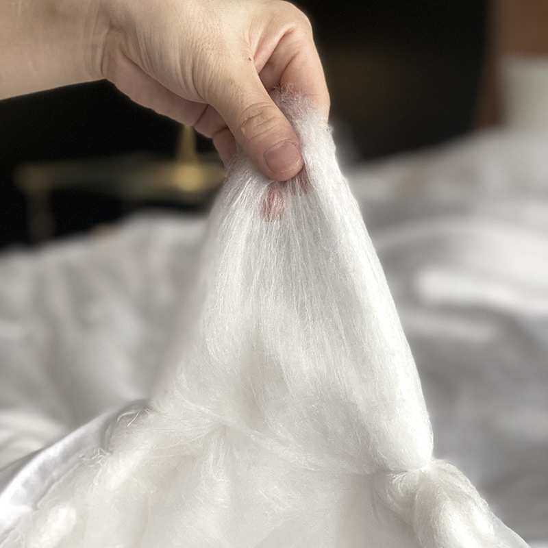 全棉蚕丝被子纯棉莫代尔桑蚕长丝春秋冬被二合一子母被双宫茧被芯