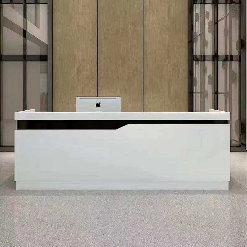 前台接待台公司烤漆办公前台桌现代简约奶茶店吧台收银台柜台现货,3C数码配件,USB灯,淘宝优惠券,粉丝福利购,淘宝优惠卷