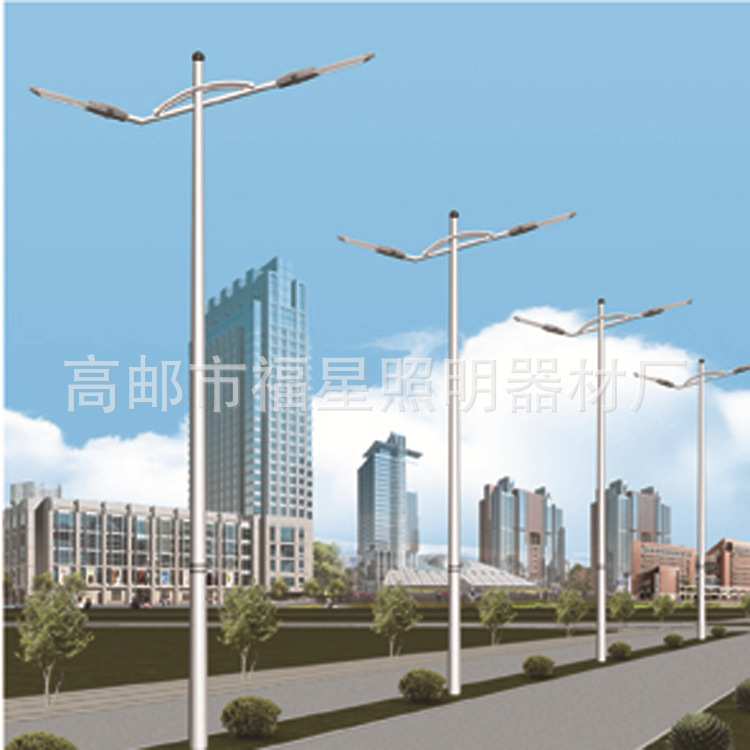 led路灯12米智慧灯杆 智能灯杆于城市道路广场乡村道路指明灯安装