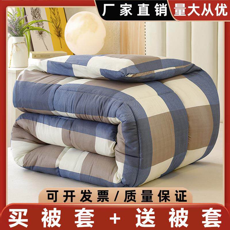 被套加被芯可拆洗棉絮棉被学生宿舍被芯单人春秋冬被加厚被褥6斤