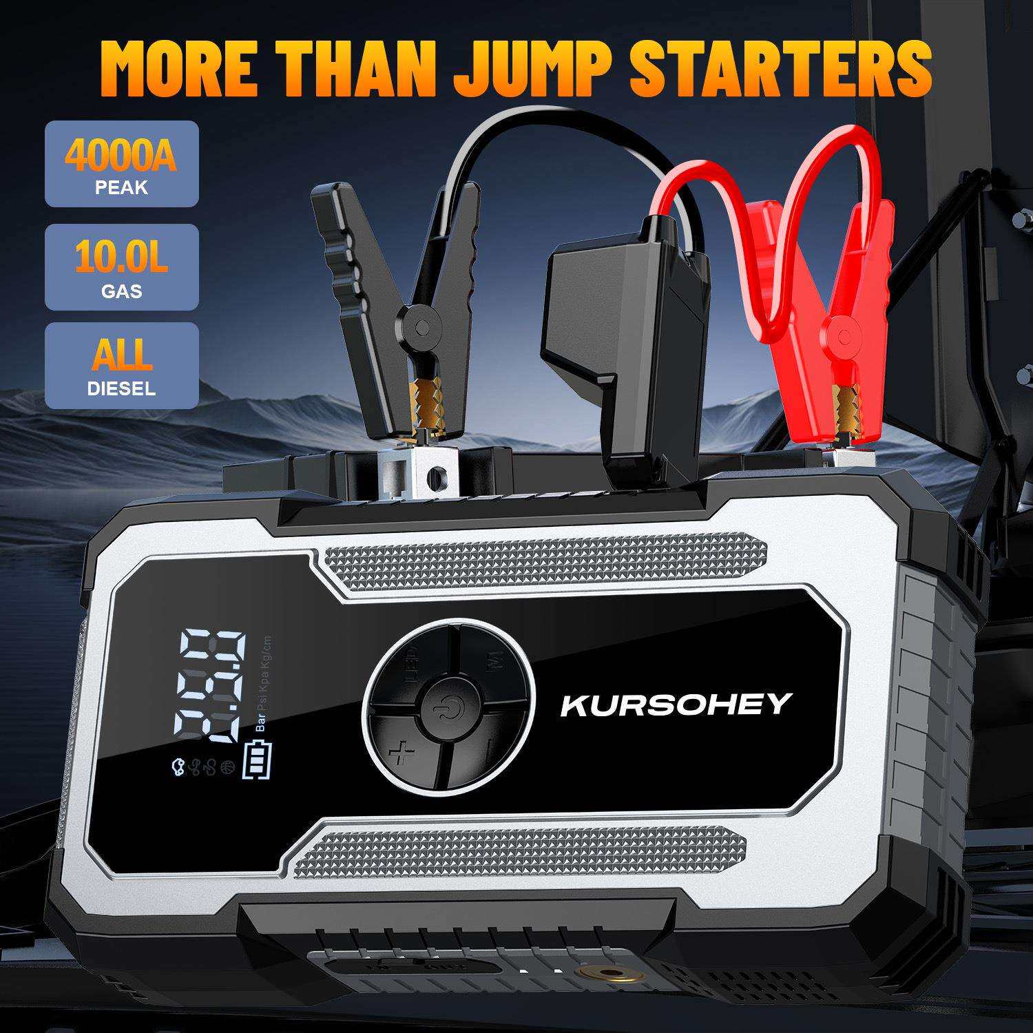 JumpStarter便携式12v多功能搭电宝一体机车载备用应急启动电源