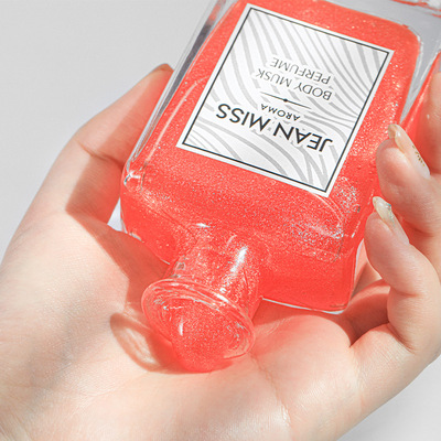 小城伊香新款女士流沙啫喱香水持久留香外贸鎏金香水