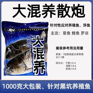 熊氏 大混养散炮1000克(针对黑坑草鱼鲤鱼罗非)