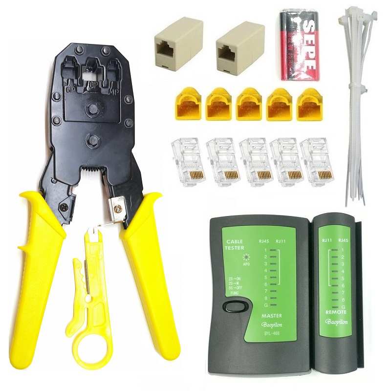 压线安装b网络箱包工具宽带宝义水晶隆头钳子多功能接套制作