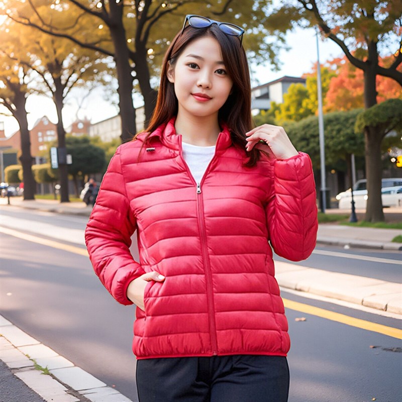 棉服女胖mm冬季短款棉衣200斤加肥加大码外套妈妈轻薄款棉袄宽松