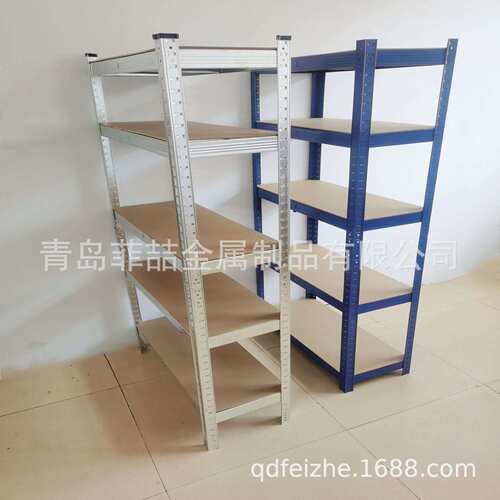 货架仓储货架仓库家用置物架超市钢制展示架铁架子白色主架