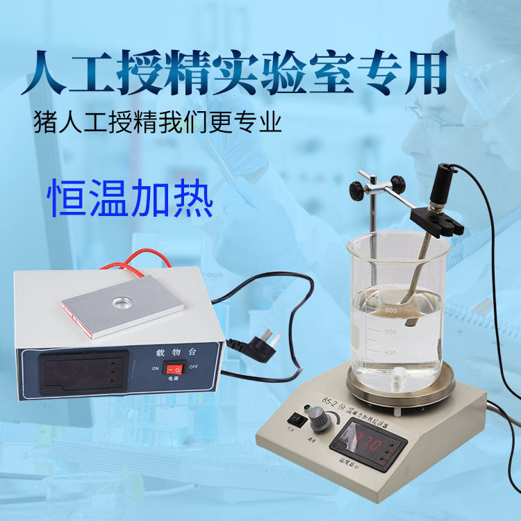 磁力搅拌器85-2型数显恒温磁力恒温载物台恒温猪人工授精专用批发