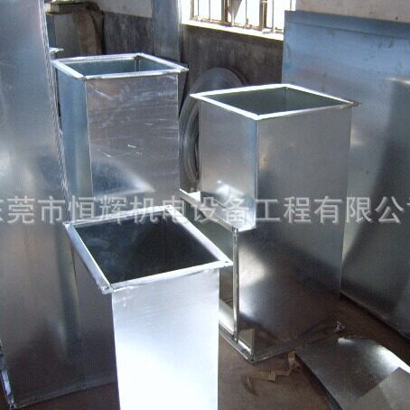 镀锌矩形螺旋通风管45°弯头