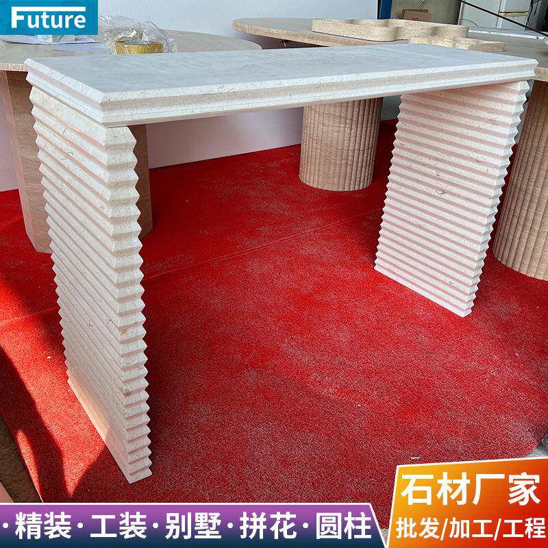 天然大理石台面餐桌装饰柜台面和餐桌茶几面和吧台面与鞋柜面石材