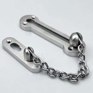 锁扣30精铸防盗链安全精铸搭扣门锁不锈钢门链链链门栓加厚4